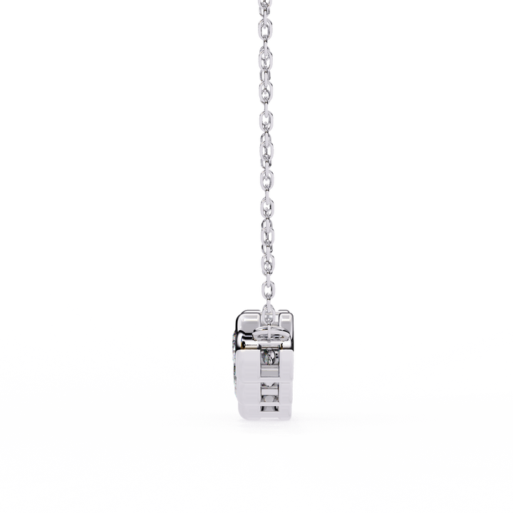 Elegant 5 Stone Lab Diamond Pendant